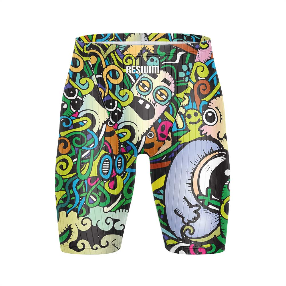 Funny Swim Jammer Swimsuit Sho - Swim Trunk Quick Dry 评论和价格