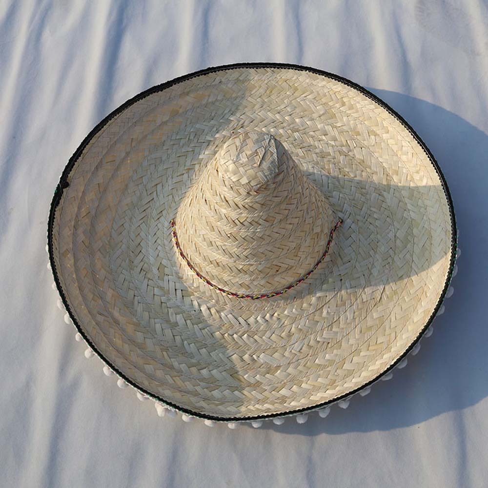Wide Brim Mexican Party Hat Na - Bucket Hat Straw 评论和价格