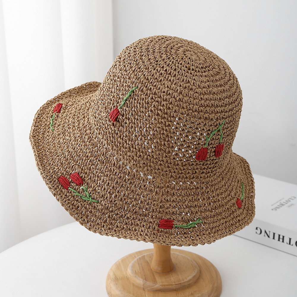 Summer Hats For Women Sun Hat  - Bucket Hat Straw 评论和价格