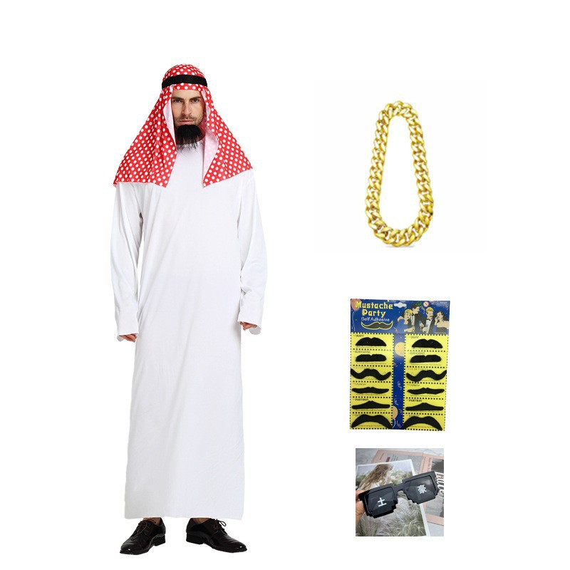Men's Arab Cosplay Robe Golden - Sunglass Retainer Cord 评论和价格